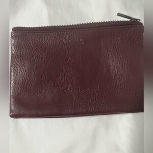 Matt & Nat Vegan Leather Clutch in Burgundy